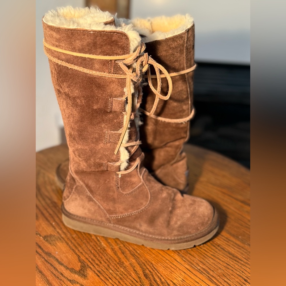 UGG Cream Sheepskin Lined Footwear